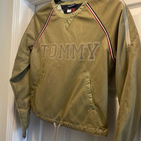 Tommy Hilfiger Y2K Vintage millennium pullover shirt jacket mesh 90’s medium M - Picture 9 of 12